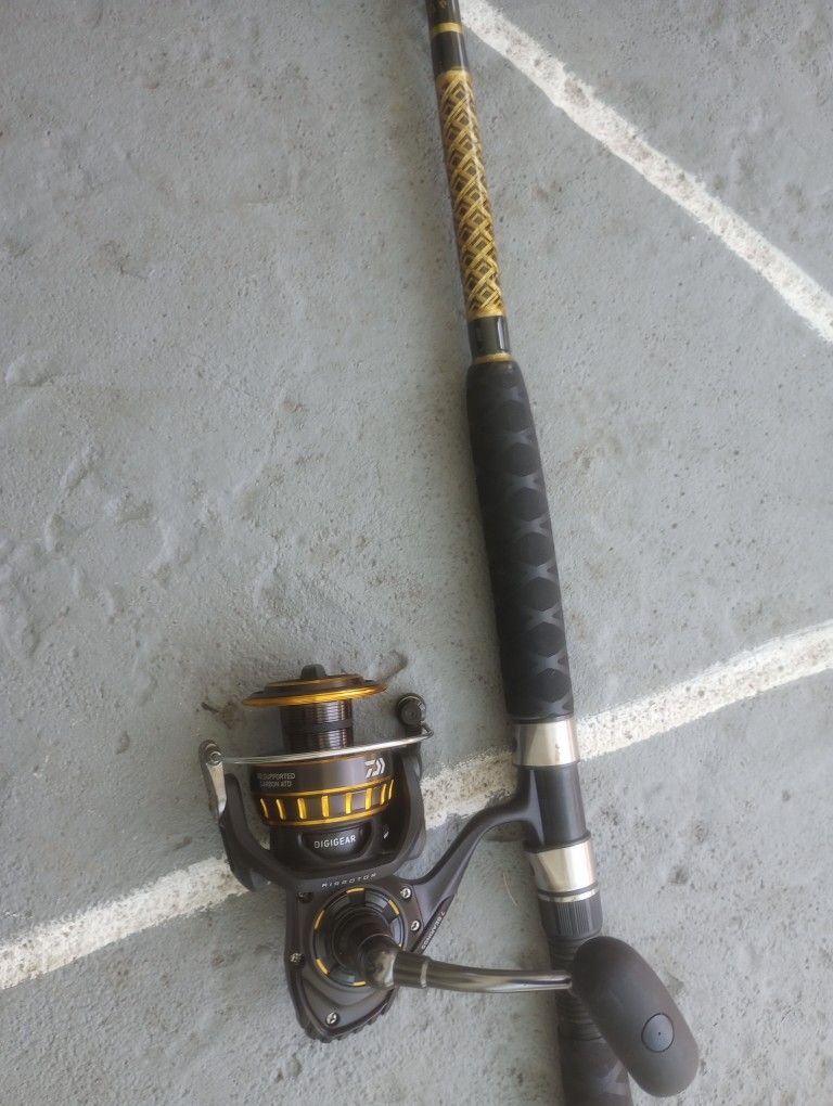 Daiwa BG 5000 And Custom Rod