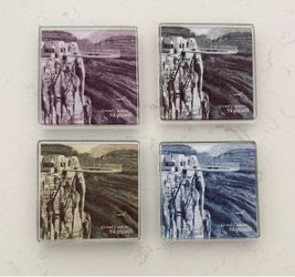 Glass coasters