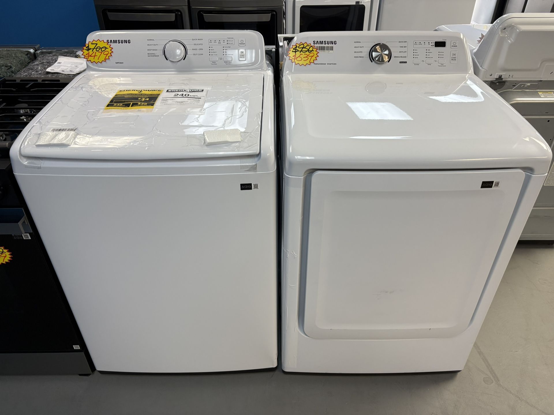 Samsung Washer and Gas Dryer