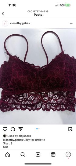 Burgundy Bralette 