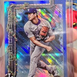 Ohtani Blue Metallic Glitter CARD