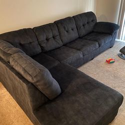 Grey COUCH with Pullout Bed