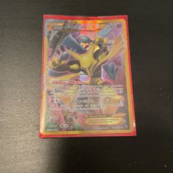 Alakazam EX Full Art Super Rare 125/124 Pokemon Card