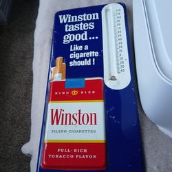 Original Winston Cigarettes Thermometer. 