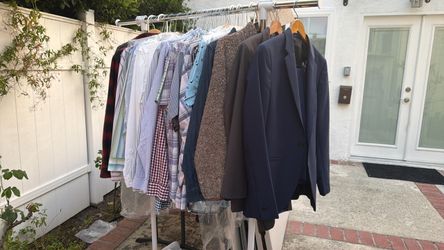 Assorted men clothes