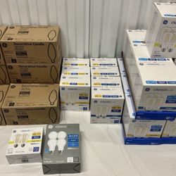 Huge Bulk Lot GE LED Light Bulbs