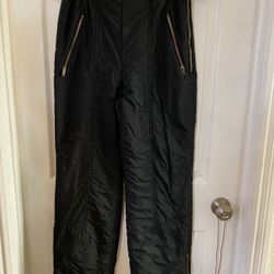 Vintage Skitique Women's Ski Snow Pants 28”x 29” In Good Condition Black