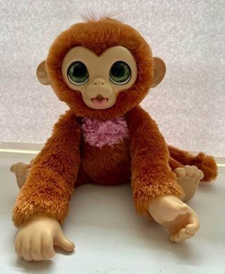 FurReal Friends Cuddles My Giggly Monkey Interactive Plush Toy.