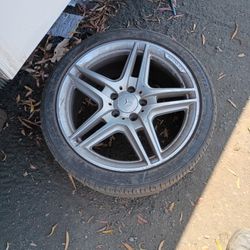 Mercedes AMG Wheels And Tire 18 In 8.5 Part