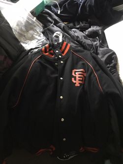 Giants Letter Man Jacket Size Xxl