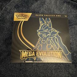 Sealed Mega Evolution Lucario Elite Trainer Box