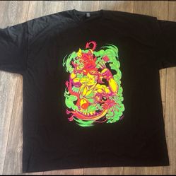 Rob Van Dam - RVD Dragons and Blunts (RVDCBD x 2ManyBlunts) T-Shirt 4x