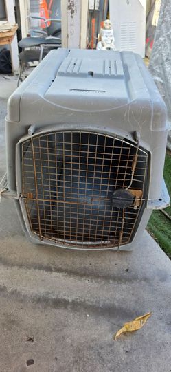 Dog Gray Kennel 40”X 30”X27”