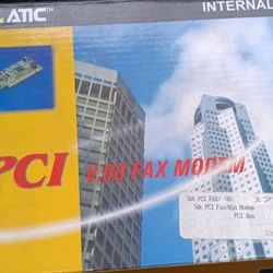Pragmatic 56K PCI v.92 Fax Modem Internal WiFi Internet PC Part NEW NIB Sealed