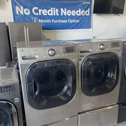 Lg Washer And Electric Dryer We Finance   