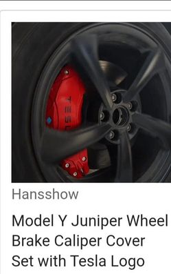 Hansshow caliper brake cover for model y /3 new
