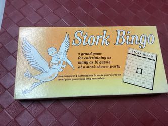 Vintage Stork Bingo Game