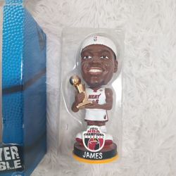 2012 Lebron James & Dwayne Wade  Championship  Players Bobble Head.