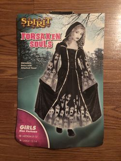 Forsaken souls halloween costume kids size medium 8-10