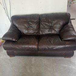 leather sofa