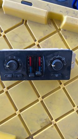 Chevy Car Heater Climate Control Panel