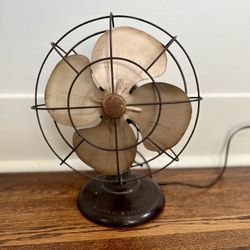 General Electric (GE) Antique Copper Fan For Sale