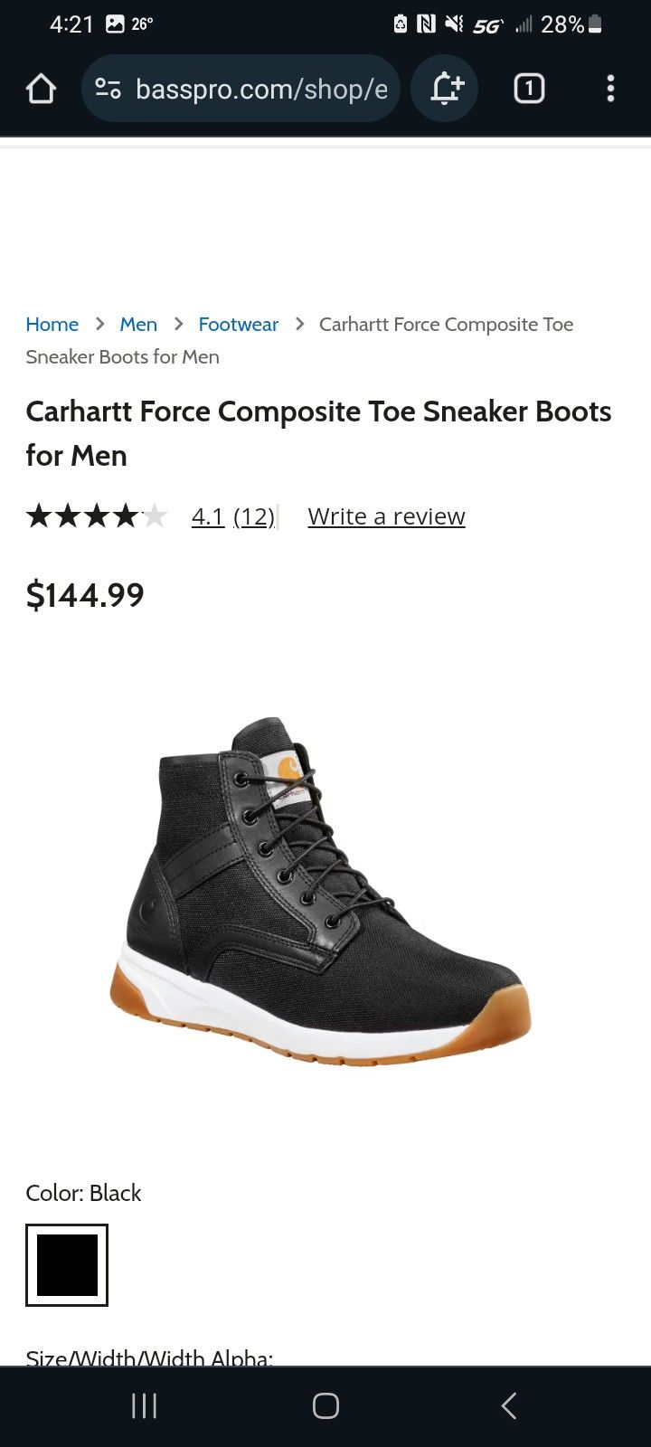 Carhartt Force Sneaker Boots