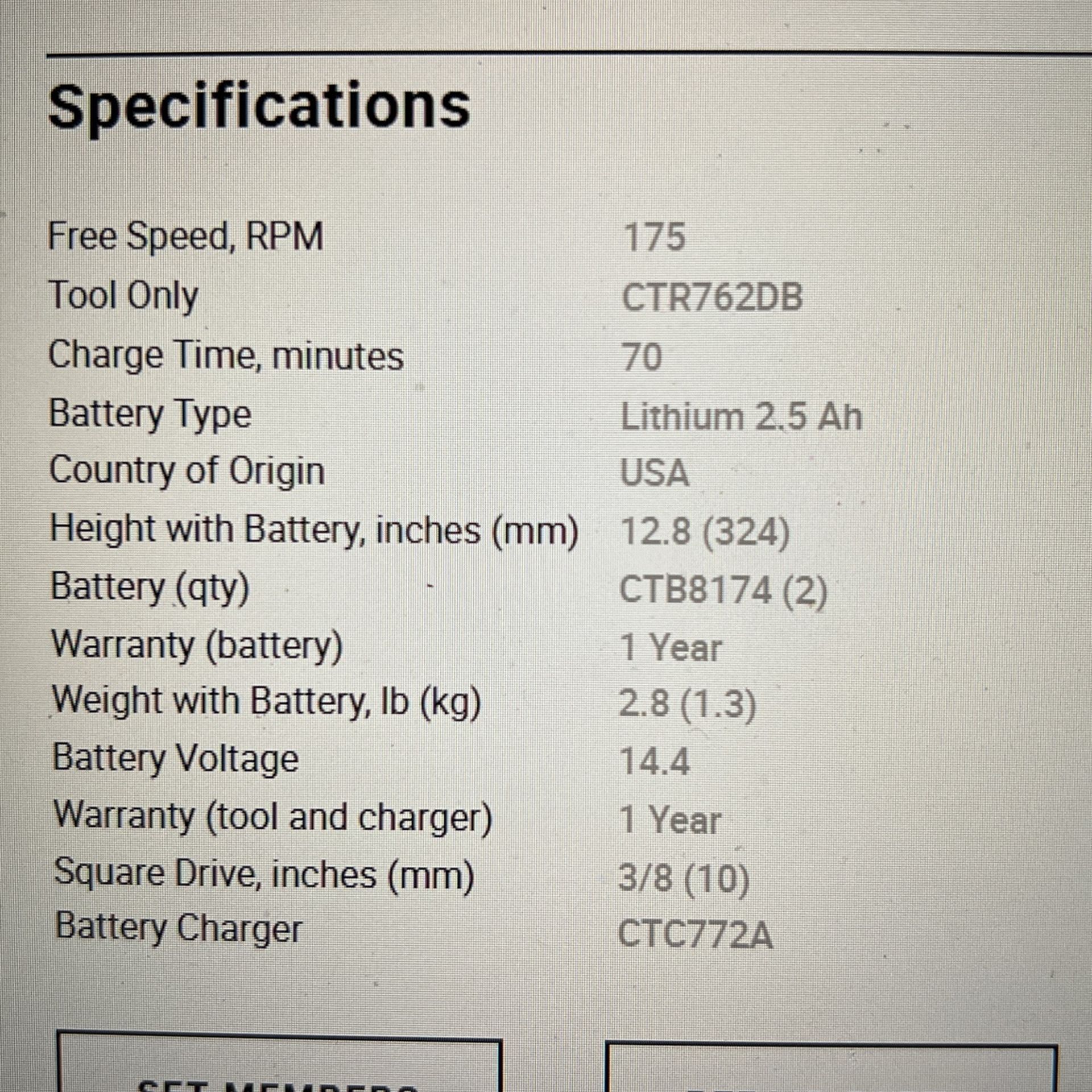 Snap on 14.4 V 3/8” Drive MicroLithium Cordless Ratchet Kit (Red or Green)