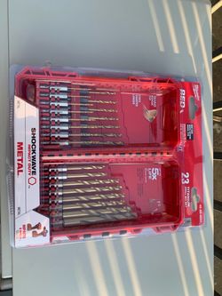 Milwaukee Shockwave 23-Piece Titanium Drill Bit Set