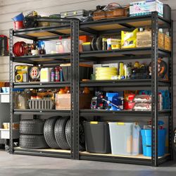 2000LBS Garage Shelving Storage Shelves Heavy Duty 5-tier Metal Shelving Units For Garage Shelves 60