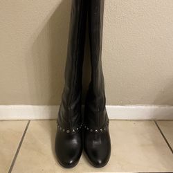 BCBG BCBGeneration 'BG-Walla' Studded Knee High Boot Shoes