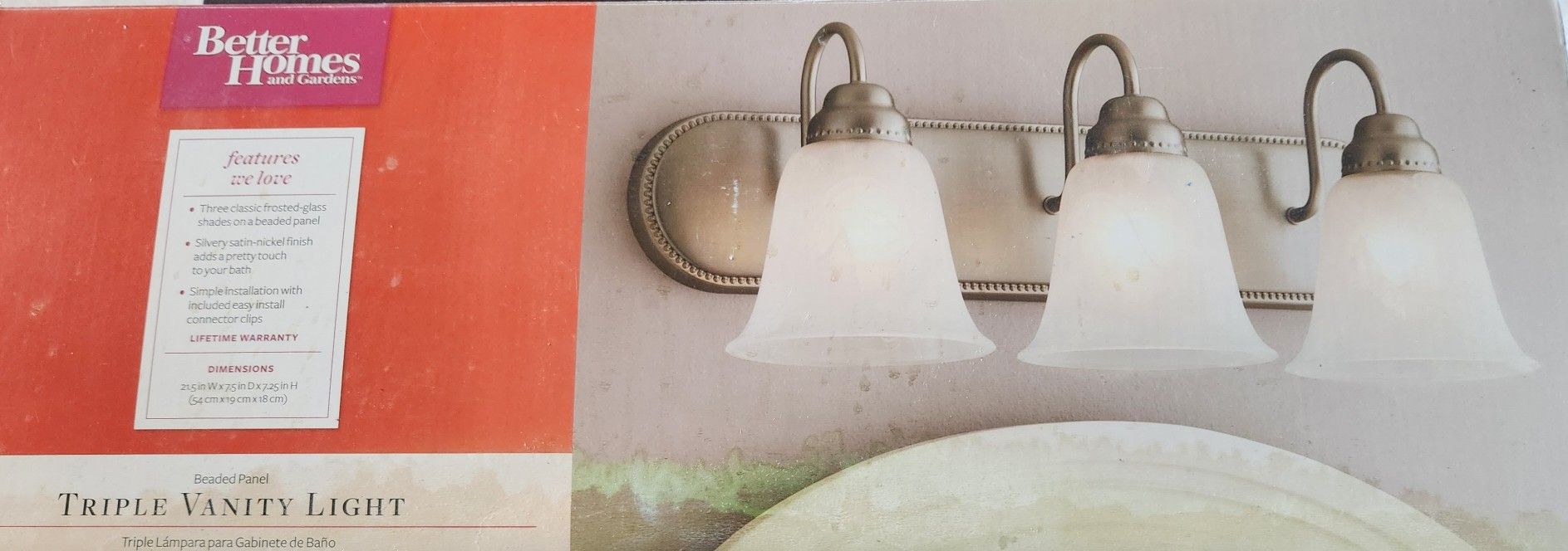 Bathroom 3 Light Vanity 