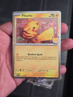 Pikachu pokemon day promo