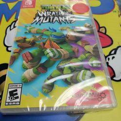 Teenage Mutant Ninja Turtles Wrath Of The Mutants Switch Sealed
