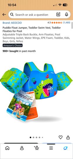 Kids swim vest boys 5 year old