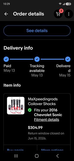 Coilovers 2016 sonic