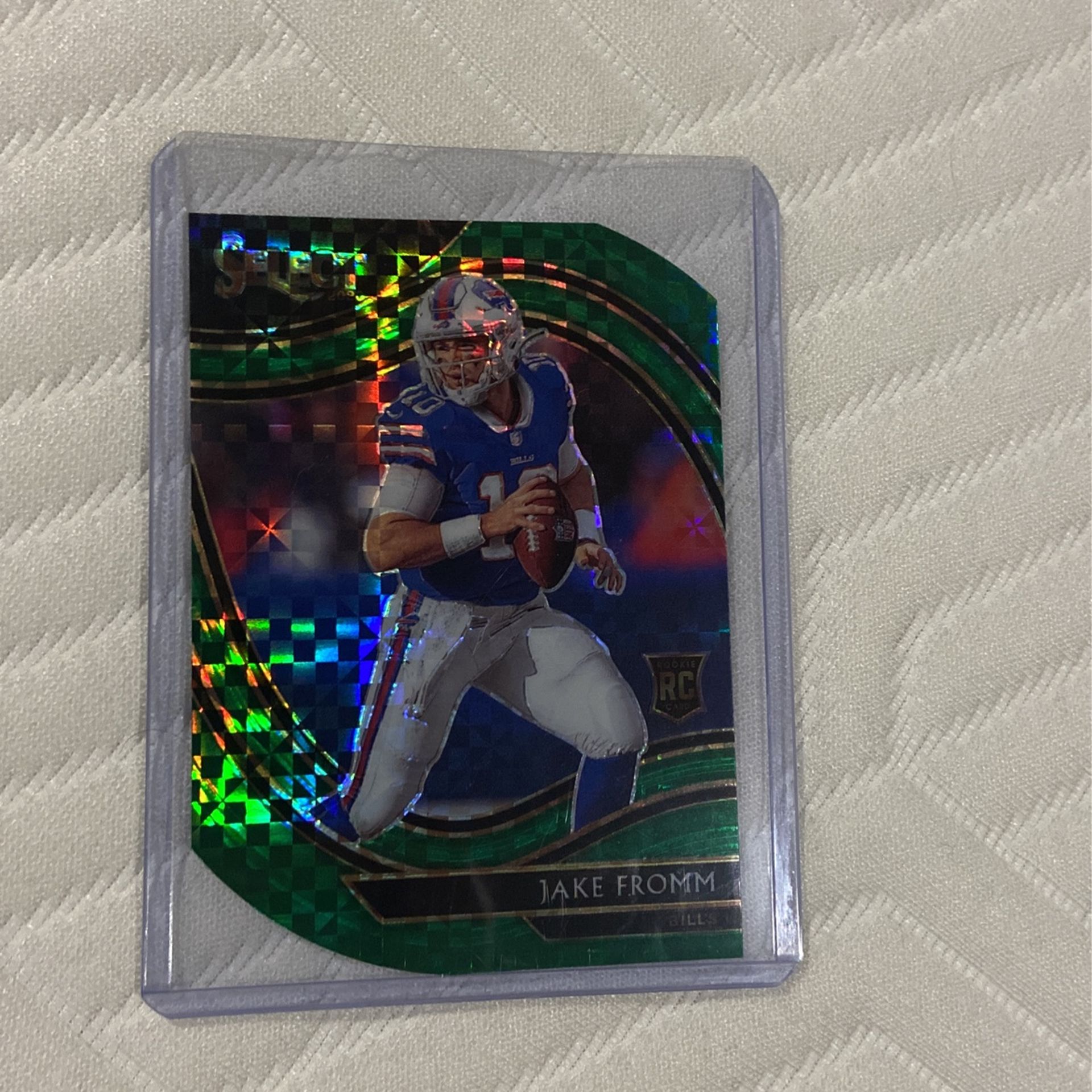 Jake Fromm Rookie Card Green Uncut Select 