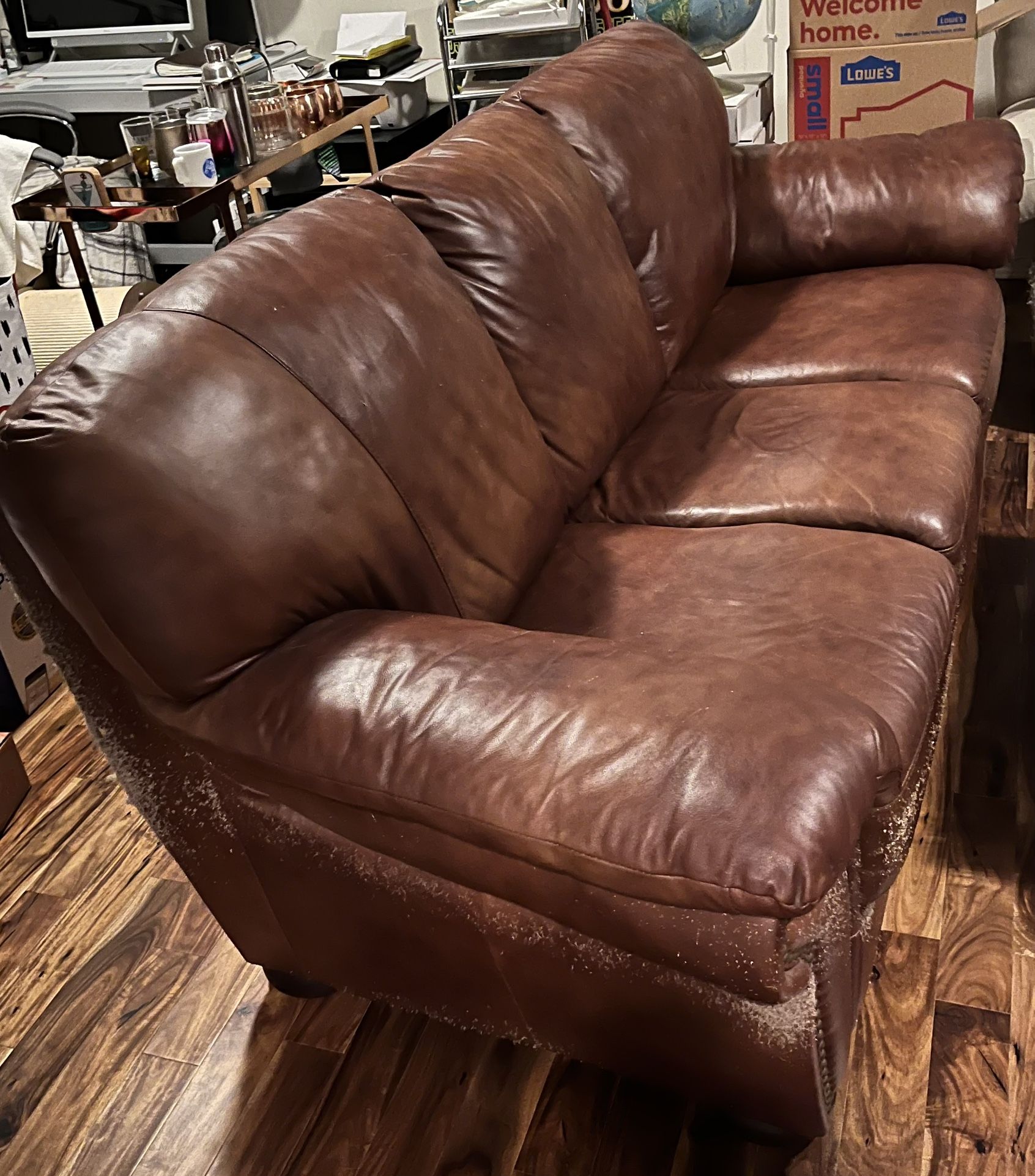 Leather Sofa 
