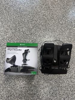 Thrustmaster t flight hotas Xbox gaming sim pedals and controller