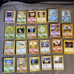 Pokémon Non Holo Base, Jungle, Fossil