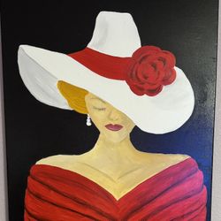 Art/ Painting (Woman In Red)