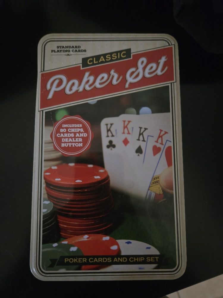 Brand New Poker Set