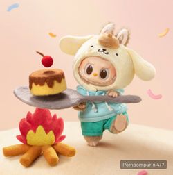 The Monsters x Hello Kitty Pendant: Pompompurri