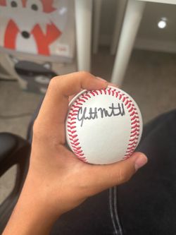 Garrett Mitchell Autographed baseball