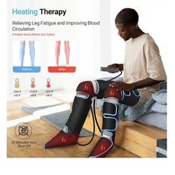 Leg Massager With Heat And Air Compression 