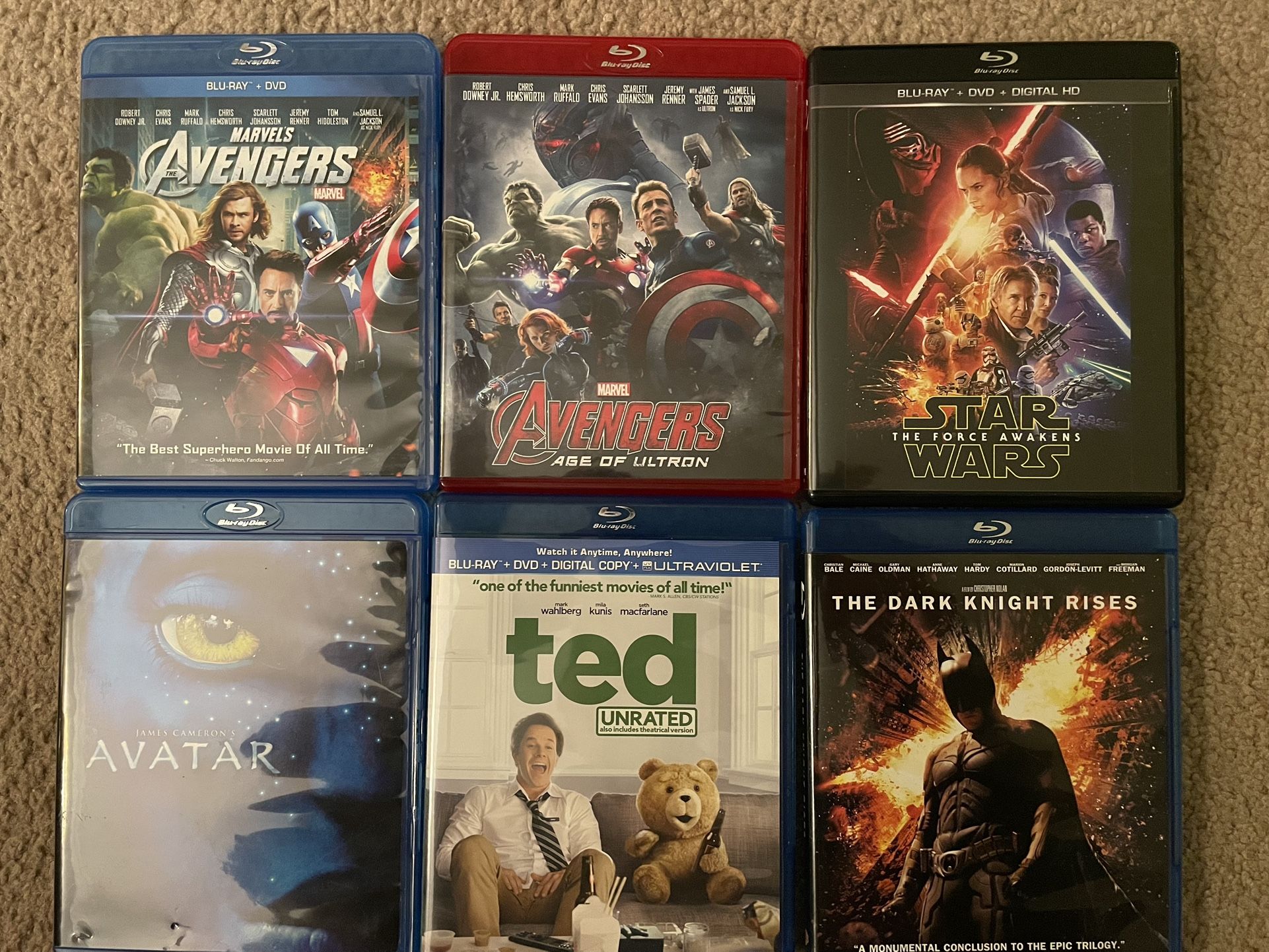 Blu-ray DVDs