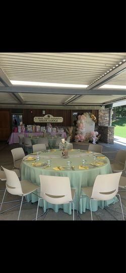 Round and banquet table cloth