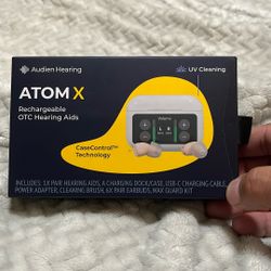 Atom X Rechargeable OTC Hearing Aids