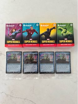 SDCC 2026 Marvel Magic The Gathering MTG Super Heroes Welcome Deck Lot