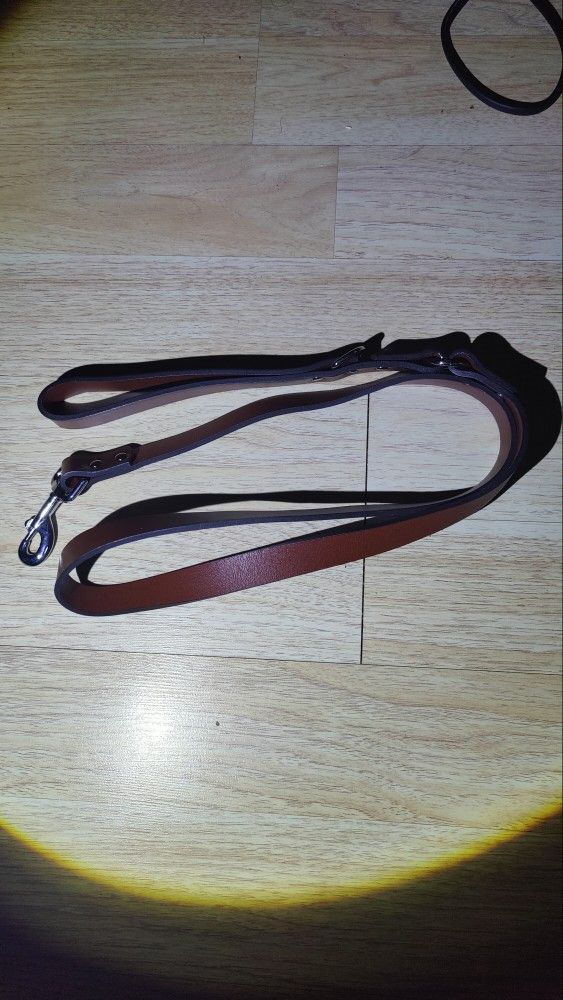 6ft Leather Leash